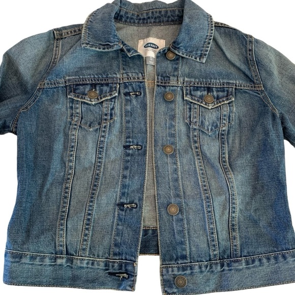 Women’s cropped denim jean jacket Old Navy XS blue - Picture 9 of 15